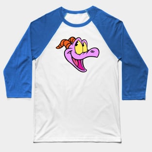 Happy little purple dragon of imagination Baseball T-Shirt